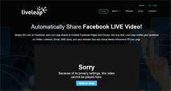 Desktop Screenshot of liveleap.com